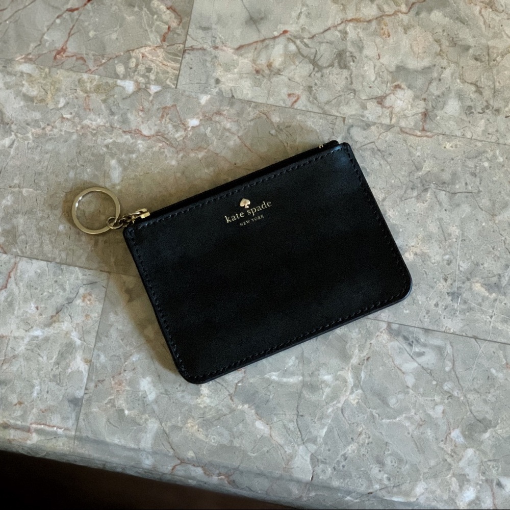 KATE SPADE Bitsy Lawton Way Coin Purse Keychain